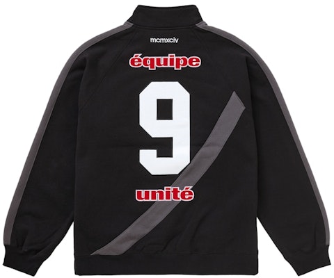 Sudadera Supreme Equipe con Cremallera Media Negra. Order Sudadera Supreme Equipe con Cremallera Media Negra.
