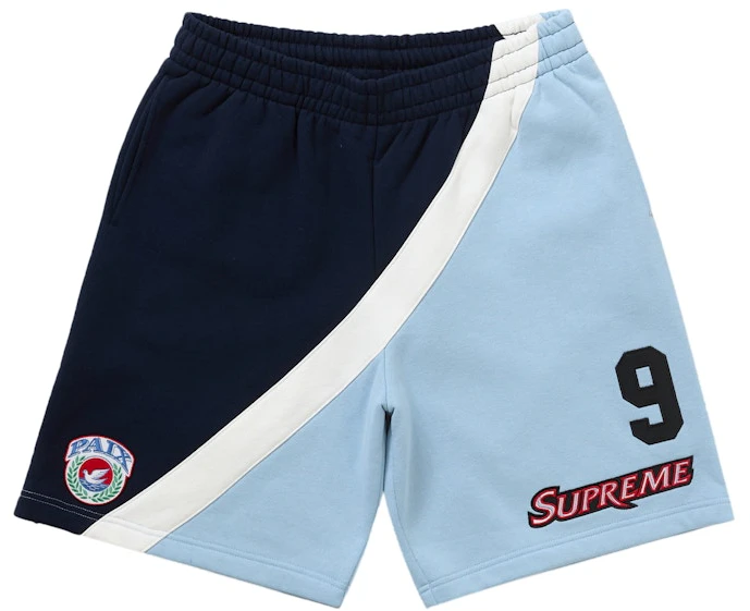 supreme-equipe-sweatshort-light-blue