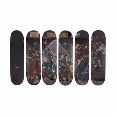Supreme Ernie Barnes (Set of 5) Skateboard Deck Set Multicolor