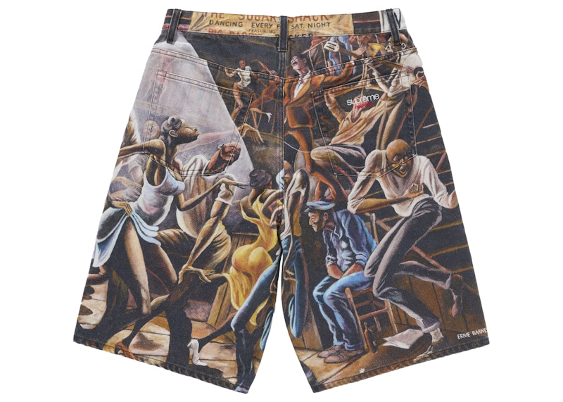 Supreme Ernie Barnes Baggy Denim Short Dance 圖 2