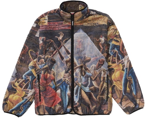 Supreme Ernie Barnes Fleece Jacket Multicolor Buy Supreme Ernie Barnes Fleece Jacket Multicolor