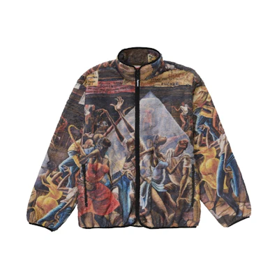 Supreme Ernie Barnes Fleece Jacket Multicolor