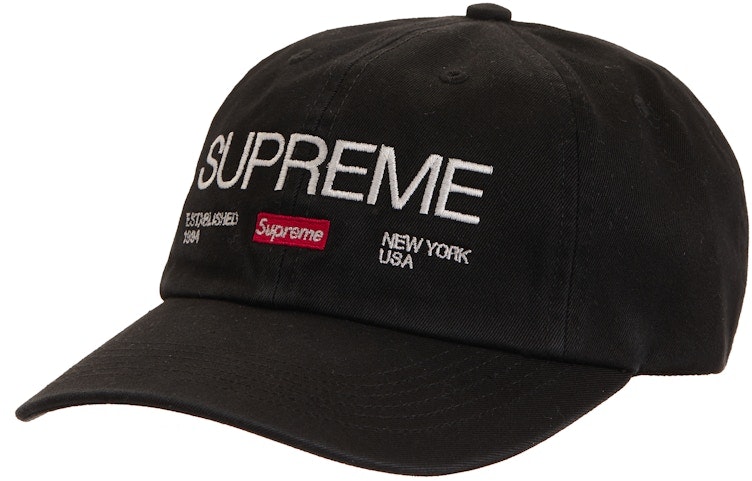 supreme-est-1994-6-panel-black