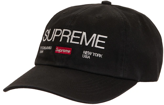 Supreme Est. 1994 Gorra Negra 6 Paneles Buy Supreme Est. 1994 Gorra Negra 6 Paneles