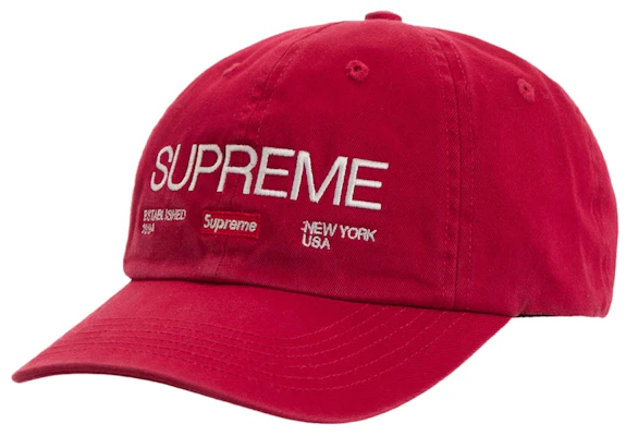Supreme Est. 1994 Topi 6-Panel Merah Buy Supreme Est. 1994 Topi 6-Panel Merah