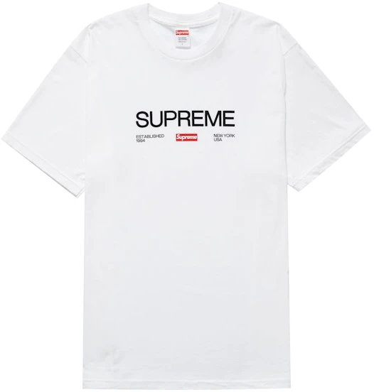 supreme-est-1994-tee-white