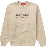 Supreme Established Crewneck Clay Supreme Established Crewneck Clay