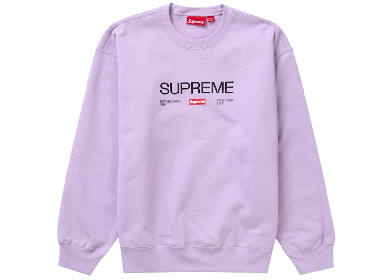 Supreme Established Crewneck Violet