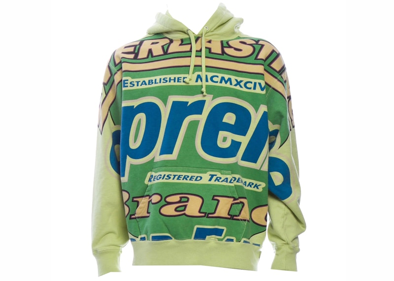Buy Supreme Everlasting Hooded Sweatshirt Light Sage - Novelship 