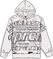 Supreme Everlasting Hooded Sweatshirt White Supreme Everlasting Hooded Sweatshirt White