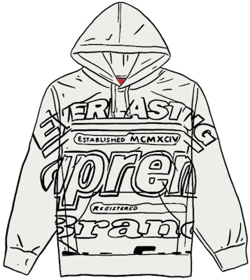 Supreme 永恒连帽卫衣 白色 Buy Supreme 永恒连帽卫衣 白色