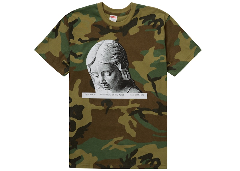 Supreme Everywhere Tee Woodland Camo