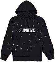 Supreme Eyelet Hooded Sweatshirt Black Supreme Eyelet Hooded Sweatshirt Black