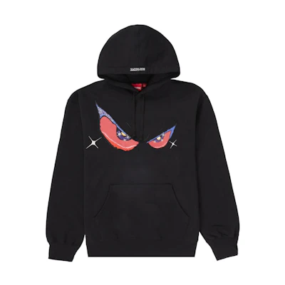 Supreme Eyes Hooded Sweatshirt Black