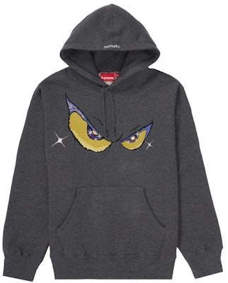 Supreme Eyes Hoodie Abu-Abu Buy Supreme Eyes Hoodie Abu-Abu