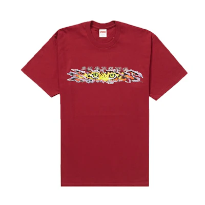Supreme Eyes Tee Cardinal