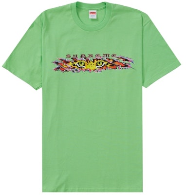 Supreme Eyes Tee Lime Buy Supreme Eyes Tee Lime