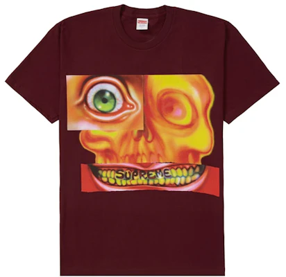 Supreme Face Tee Burgundy (FW21) Buy Supreme Face Tee Burgundy (FW21)