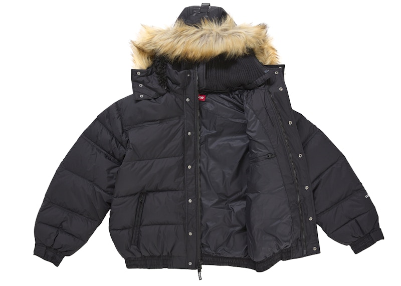 Shop 슈프림 페이스마스크 700-필 다운 패퍼 재킷 블랙