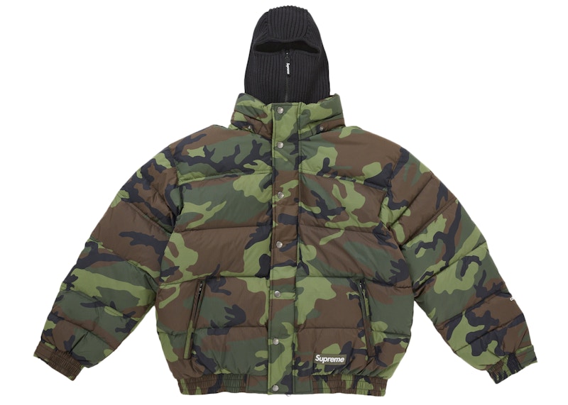 Lookbook Supreme 700填充羽絨外套面罩 森林迷彩