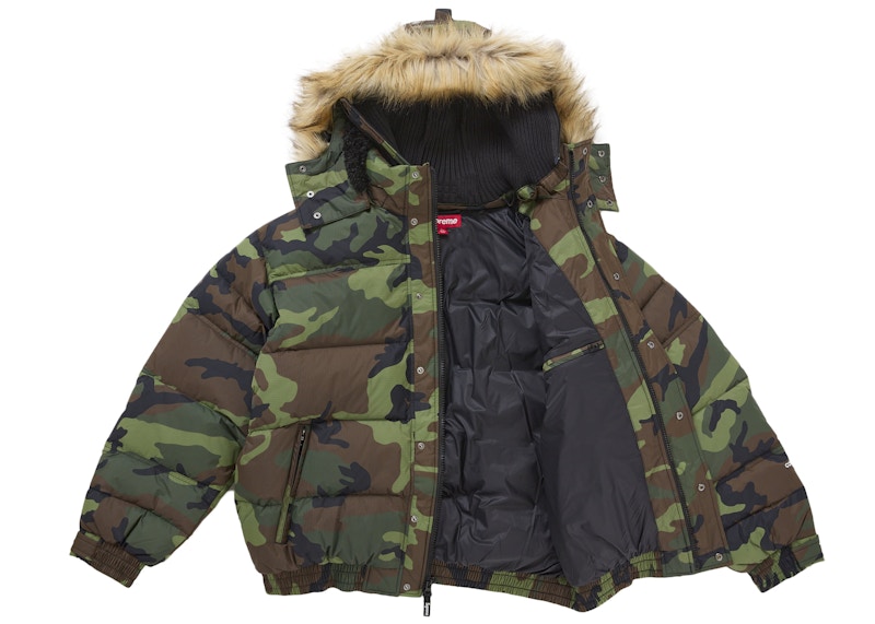Purchase Supreme 700填充羽絨外套面罩 森林迷彩