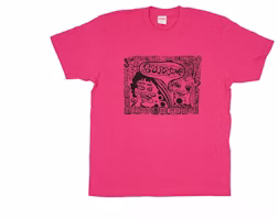 Supreme Faces Tee Dark Pink Supreme Faces Tee Dark Pink
