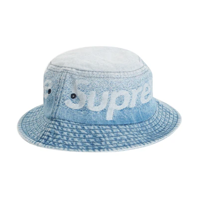 Supreme Fade Jacquard Denim Crusher 'Blue'