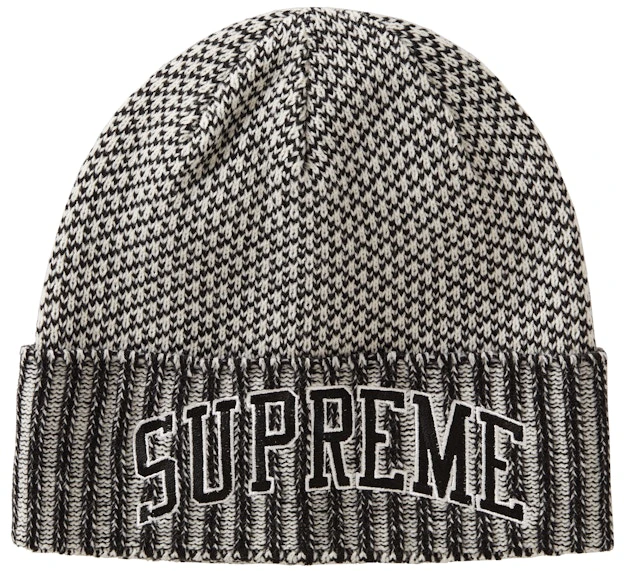 supreme-fair-isle-beanie-black
