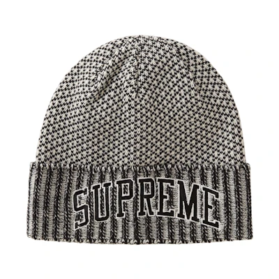 Supreme Fair Isle Beanie Black