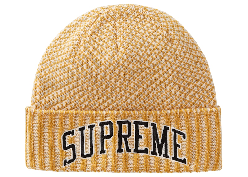 Supreme Fair Isle Beanie Gold