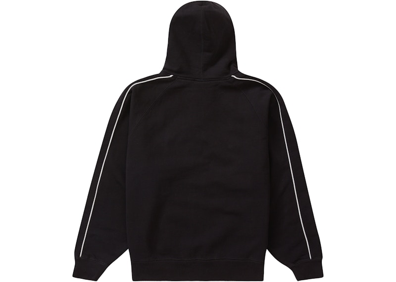 Supreme Falcon Raglan Zip Up Hooded Sweatshirt Black 圖 2