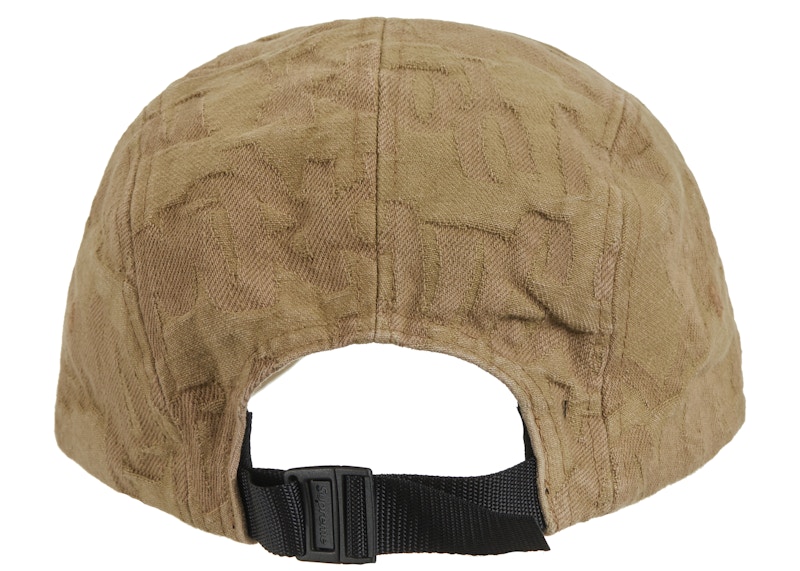Supreme Fat Tip Jacquard Denim Camp Cap Olive 圖 2