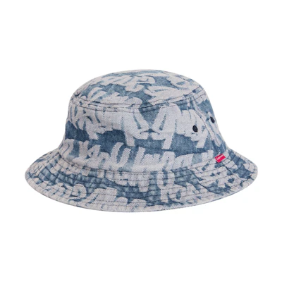 Supreme Fat Tip Jacquard Denim Crusher 'Blue'