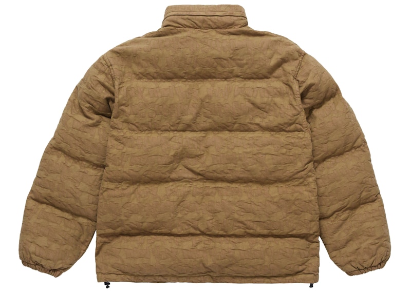 Lookbook 슈프림 팻팁 데님 푸퍼 자켓 (올리브) 
