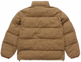 Lookbook Supreme Fat Tip Jacquard Denim Puffer Jacket Olive