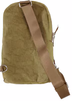 Order Supreme Fat Tip Jacquard Denim Sling Bag Olive