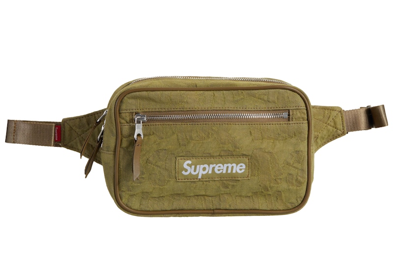 Fat Tip Jacquard Denim Waist Bag オリーブ Supreme Fat Tip Jacquard Denim Waist Bag Oliveを購入 - Novelship