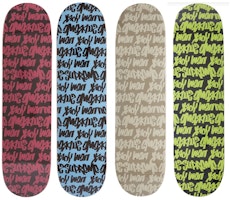 Supreme Fat Tip Skateboard Deck Set Multicolor Supreme Fat Tip Skateboard Deck Set Multicolor
