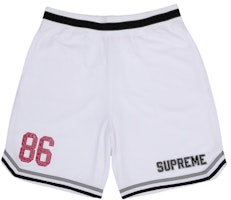 Supreme Faux Croc Basketball Short White Supreme Faux Croc Basketball Short White