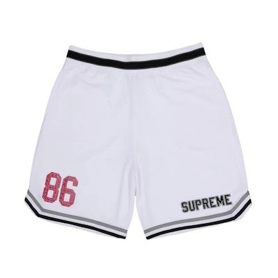 Supreme Faux Croc Basketball Short White