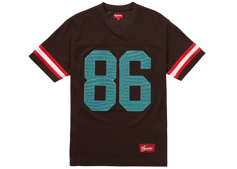 Supreme Faux Croc football jersey set supremeシュプリームfaux crocフットボールジャージTシャツ