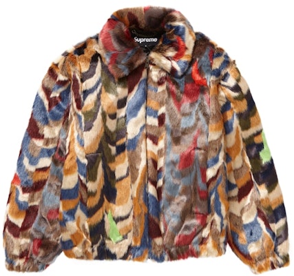 Supreme Faux Fur Bomber Jacket Multicolor Buy Supreme Faux Fur Bomber Jacket Multicolor