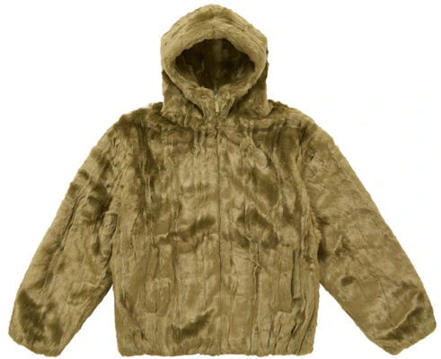 Jaket Hoodie Bulu Palsu Supreme Warna Olive. Buy Jaket Hoodie Bulu Palsu Supreme Warna Olive.
