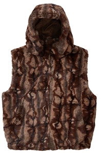 Supreme Vest Coklat Berhud Bulu Tiruan Order Supreme Vest Coklat Berhud Bulu Tiruan