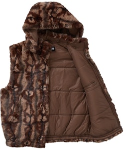 Supreme Vest Coklat Berhud Bulu Tiruan Lookbook Supreme Vest Coklat Berhud Bulu Tiruan