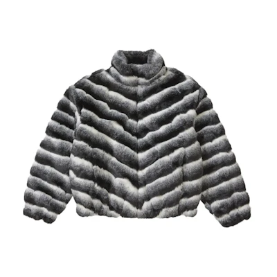 Supreme Faux Fur Jacket Black