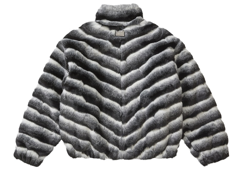 Lookbook シュプリーム フェイクファージャケット ブラック