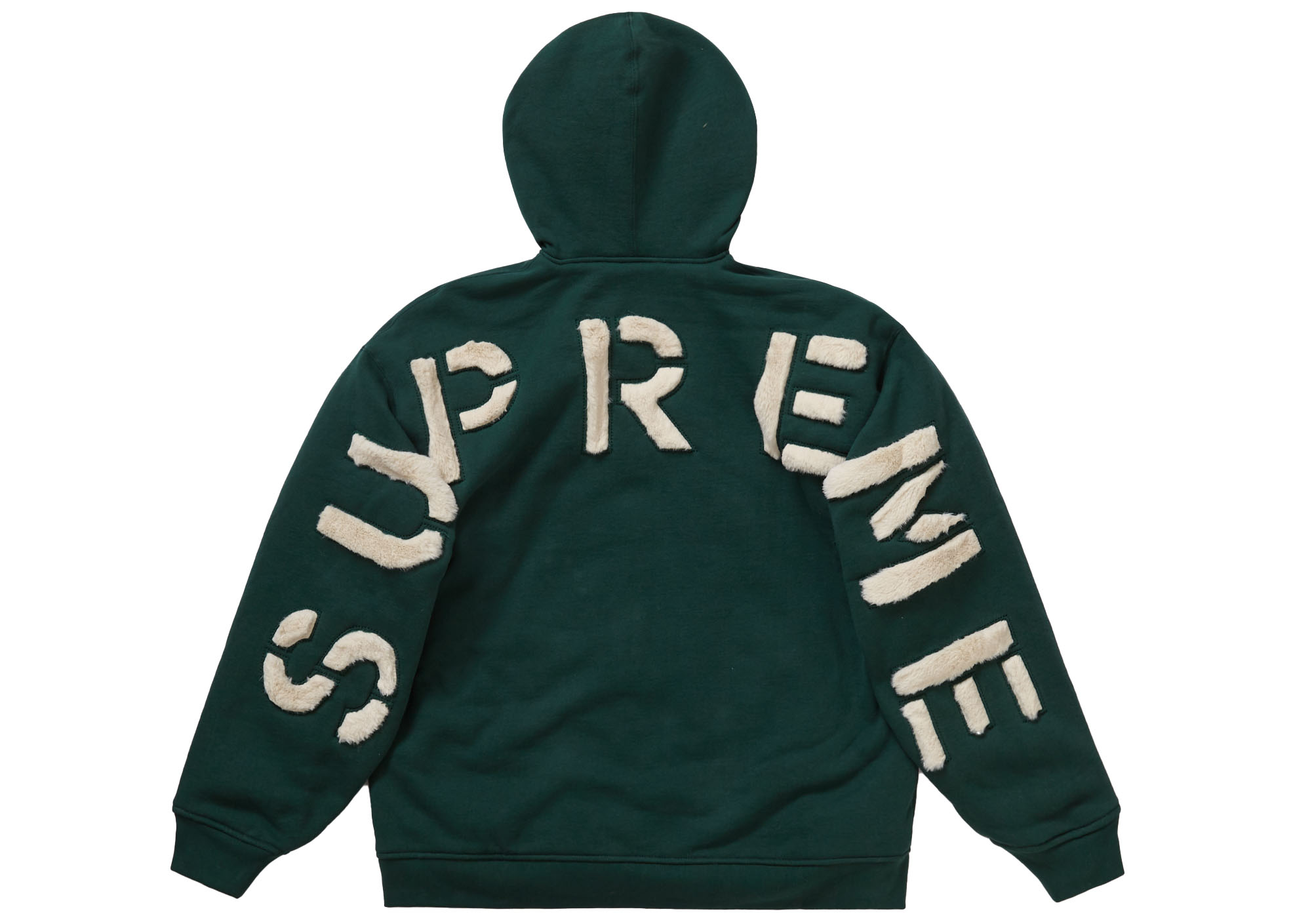 Supreme Faux Fur Lined Zip Up Hooded Sweatshirt Dark Greenを購入 