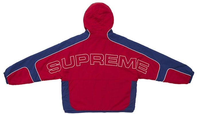 Supreme Faux Fur Reversible Hooded Track Jacket Red Order Supreme Faux Fur Reversible Hooded Track Jacket Red