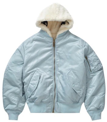 Supreme蓝色毛绒可翻转MA-1夹克 Buy Supreme蓝色毛绒可翻转MA-1夹克